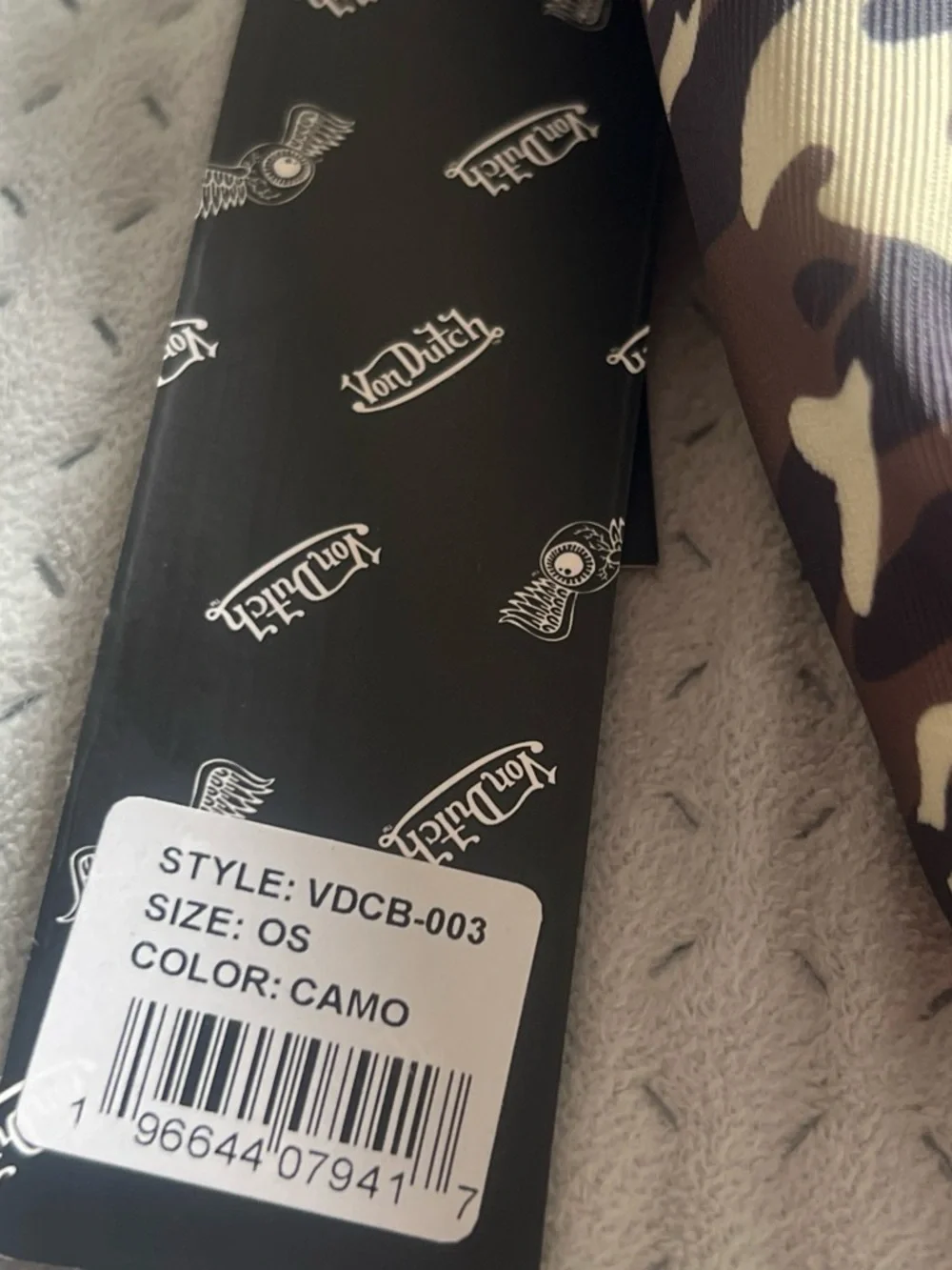 Von Dutch Camo Crossbody Bag